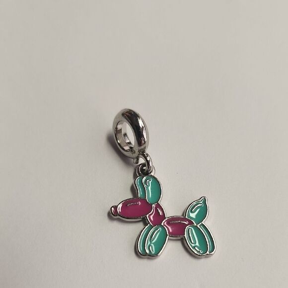 Balloon Dog Charm Pendant - Picture 1 of 3